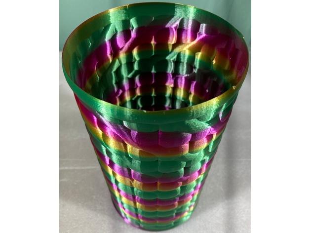 Elipsoid Woven Vase 3d model