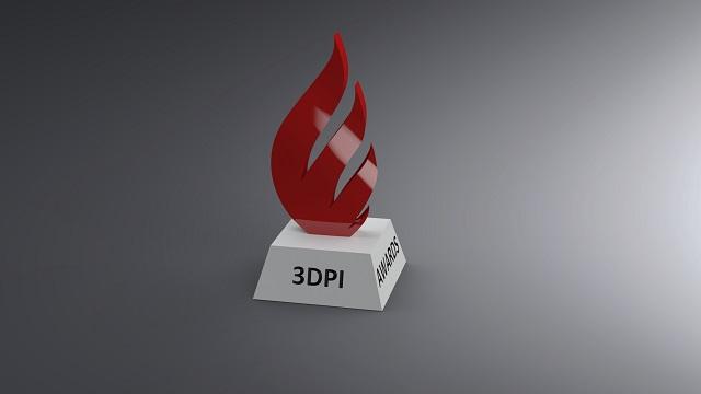 Flame Trophy 3DPI Awards Competition 3d model