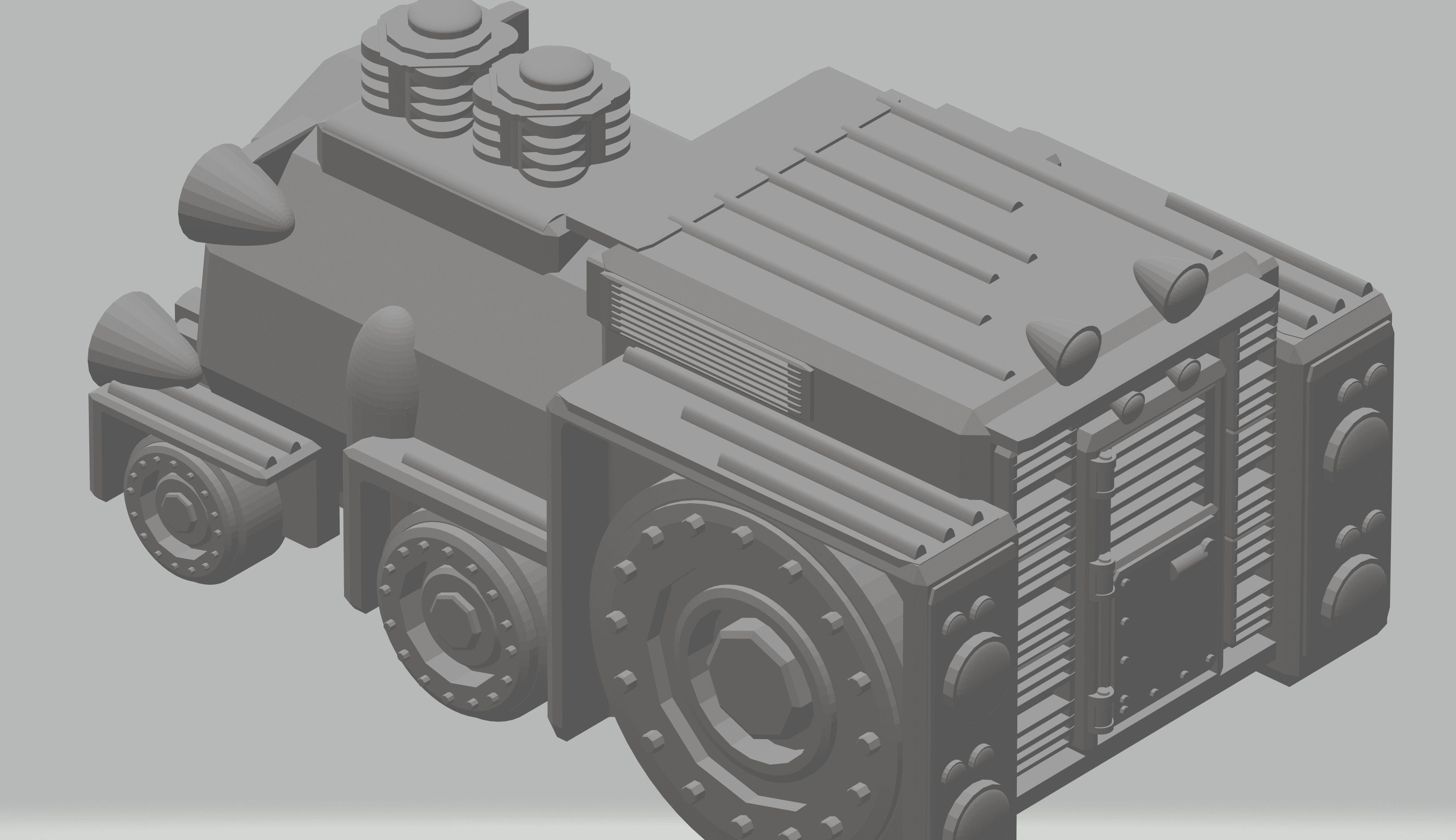 FHW: Rail cult Engine v2 (BoD) 3d model