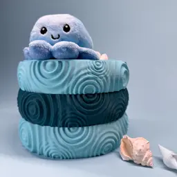 Stackable bowl “waterdrop” 3d model