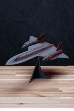 SR-71 Blackbird - Plane Kit | No Supports, No AMS, No Glue 3d model