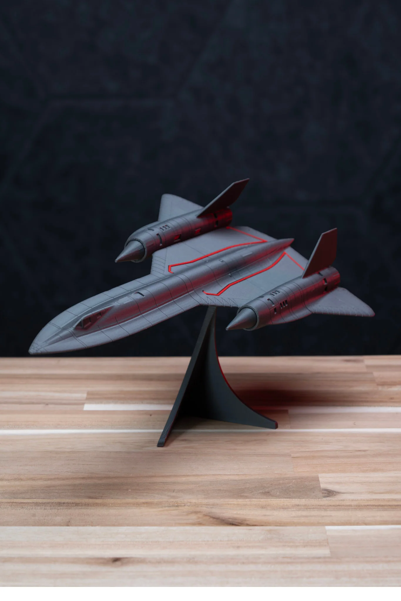 SR-71 Blackbird - Plane Kit | No Supports, No AMS, No Glue 3d model