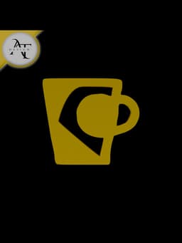 Simple Coffee Cup Symbol - 2D Art 3d model