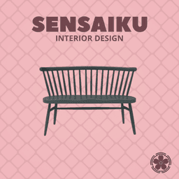 Miniature Replica 1:12 Lucian R. Ercolani 237. Ercol Love Seat for Miniature Dollhouse - 3D Print I 3d model