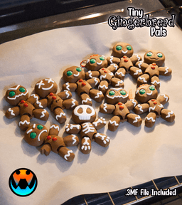 Tiny Gingerbread Pals 3d model