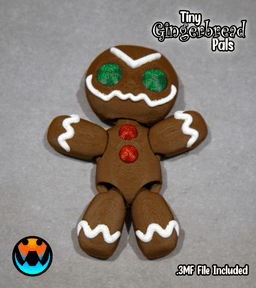 Tiny Gingerbread Pals 3d model