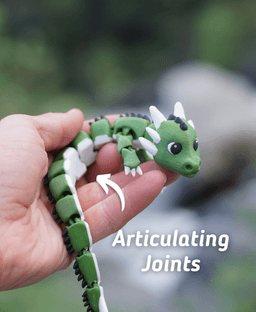 Lindwurm Dragon - Fidget Dragon - Ludo 3d model