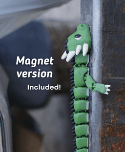 Lindwurm Dragon - Fidget Dragon - Ludo 3d model