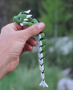 Lindwurm Dragon - Fidget Dragon - Ludo 3d model