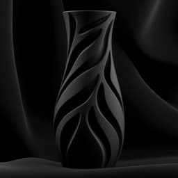 Inferno Vase – A Fiery Fusion of Art & Function 3d model