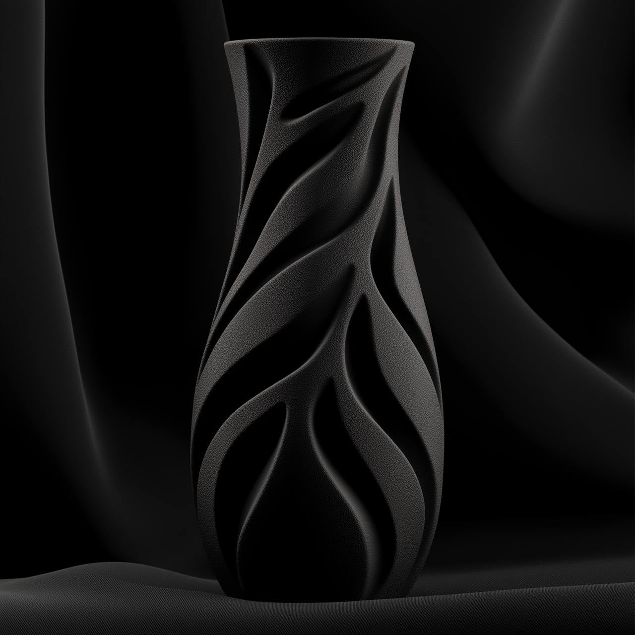 Inferno Vase – A Fiery Fusion of Art & Function 3d model