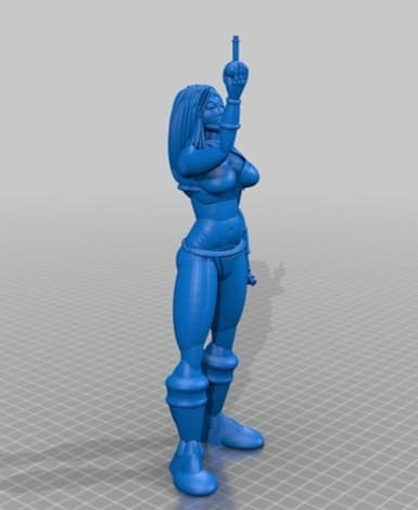 Tyris Flare Golden AXE 3d model