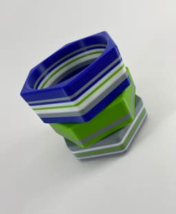 CH128-20 Stacking box bin component for creative 3d printing maker 3d model