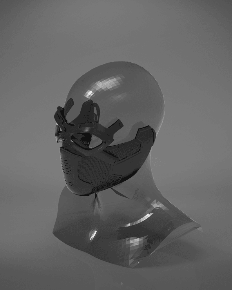 Winter Soldier's Mask - Marvel 3d model