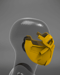 Winter Soldier's Mask - Marvel 3d model