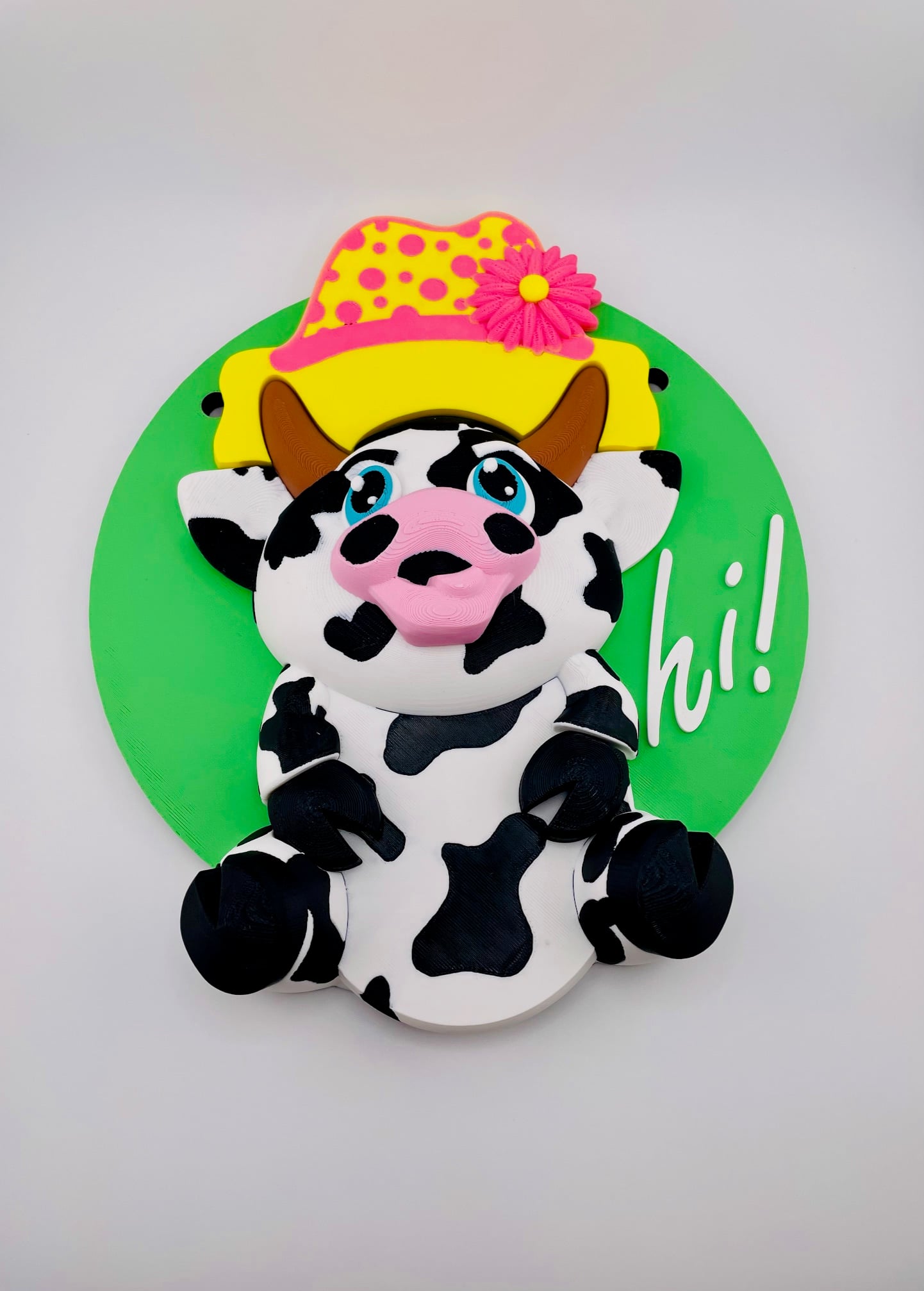 Modular Magnetic Cow Sign 3d model