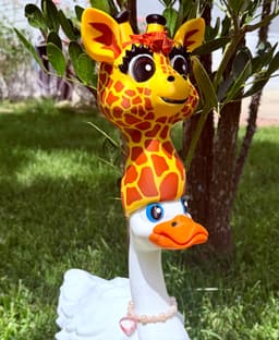 Giraffe Goose Gear for Porch Goose 3d model