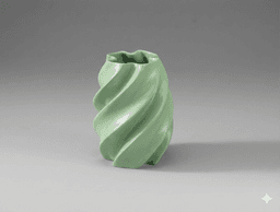 Vase Organique Moderne 3d model