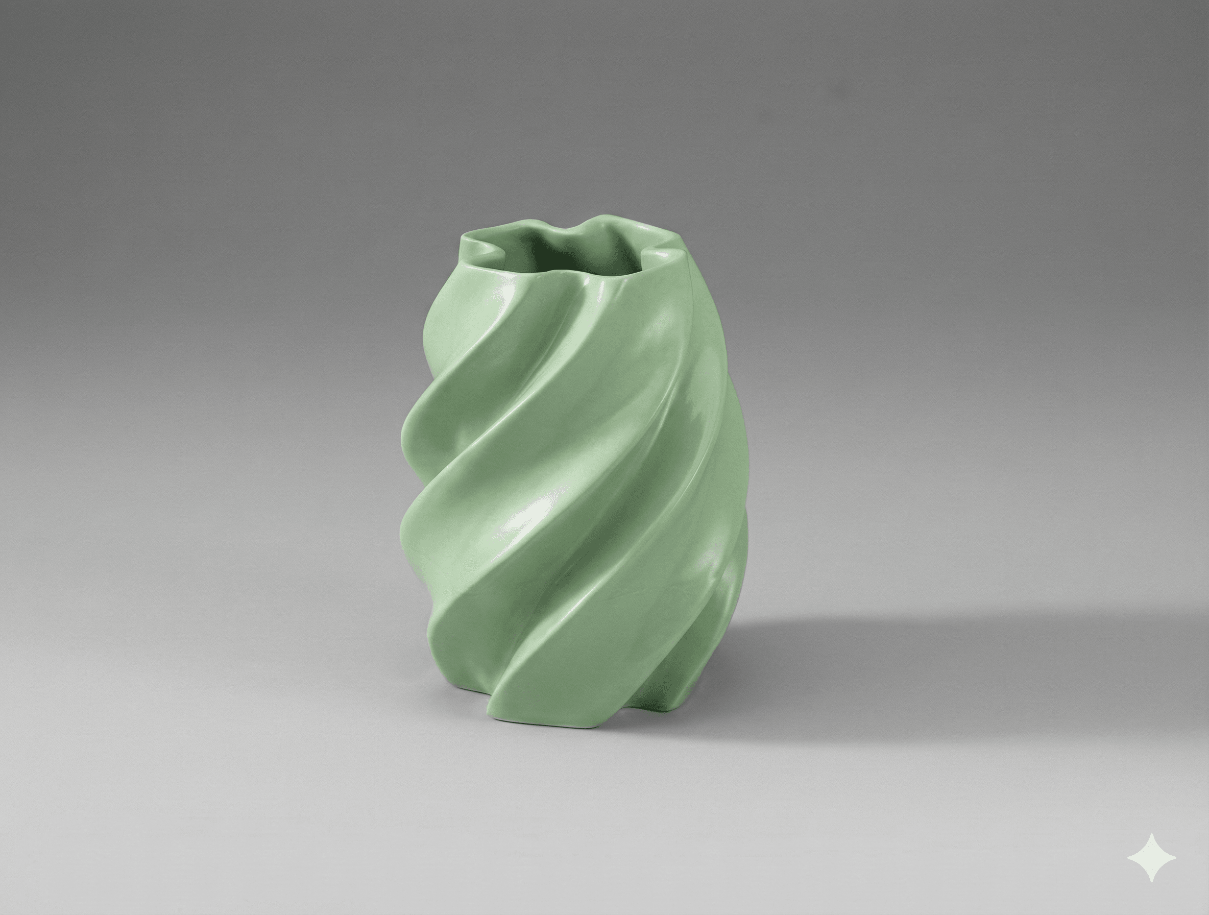 Vase Organique Moderne 3d model