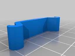 Bike helmet light clip 3d model