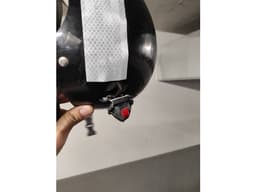 Bike helmet light clip 3d model