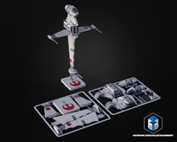B-Wing Vehicle Kit Card - 3D Print Files 3d model