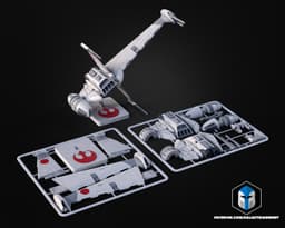 B-Wing Vehicle Kit Card - 3D Print Files 3d model