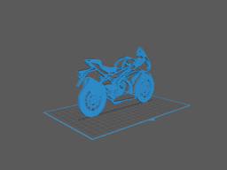 Suzuki - GSX 1000 Wall Art 3d model
