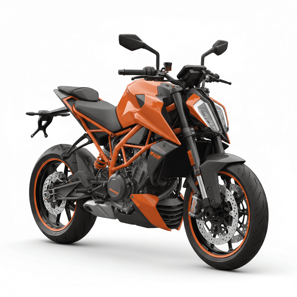 KTM E Duke Concept Motorcycle 3d model