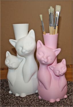 Cats Vase 3d model