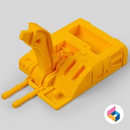 Excavator (Print-in-Place articulated) 3d model