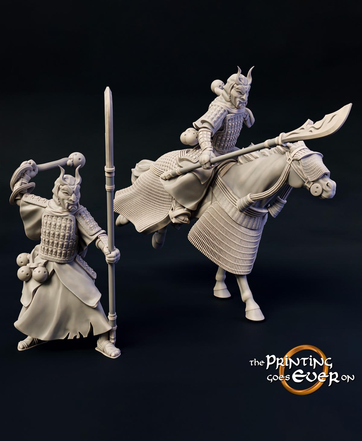 Dark Alchemist - On Foot and Mounted 3d model