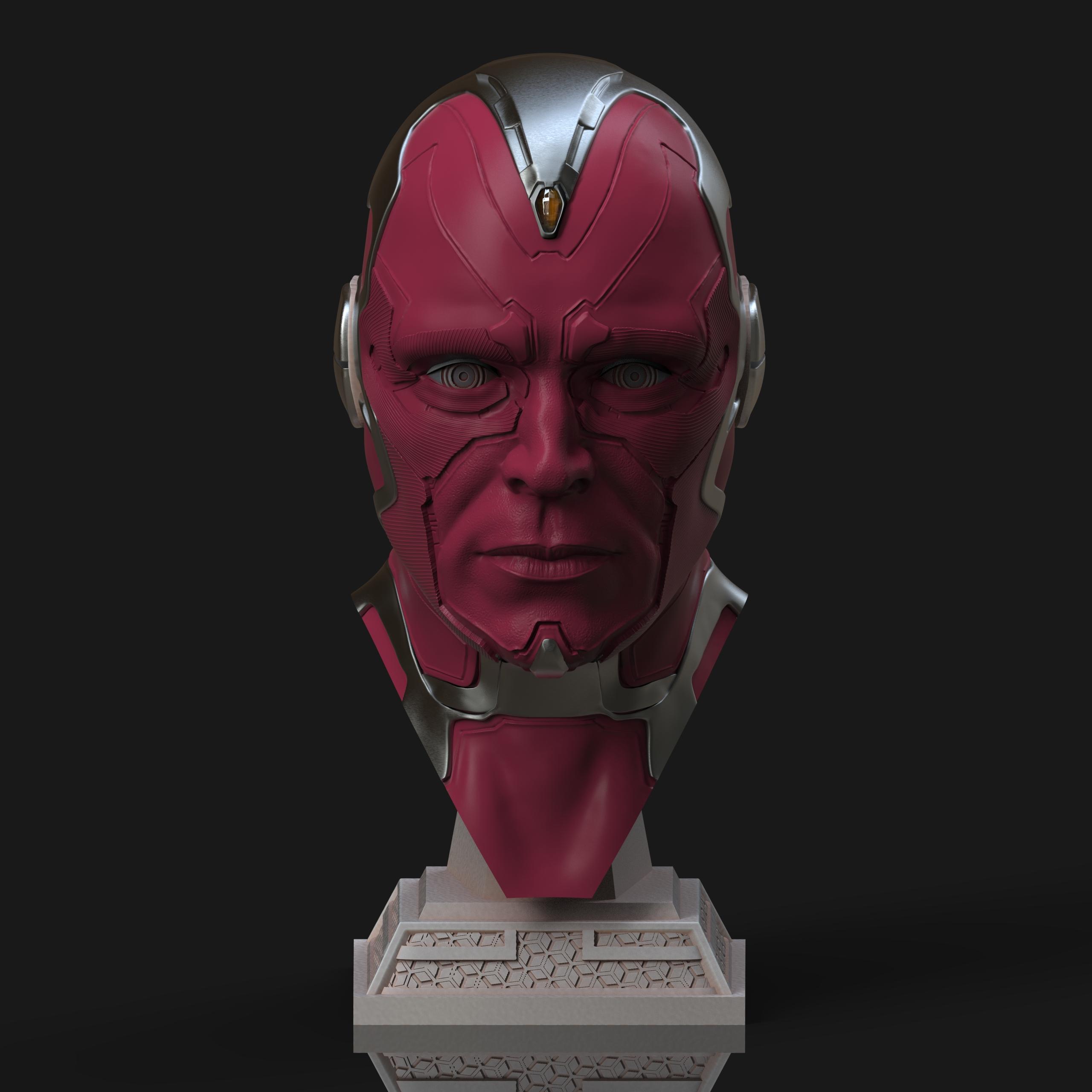 Vision Head (Pre-Supported) 3d model
