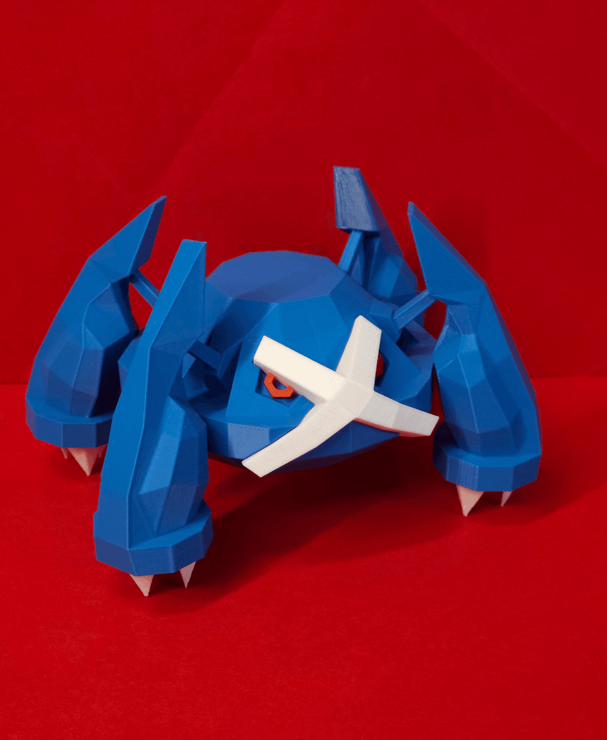Metagross Low Poly Pokemon 3d model