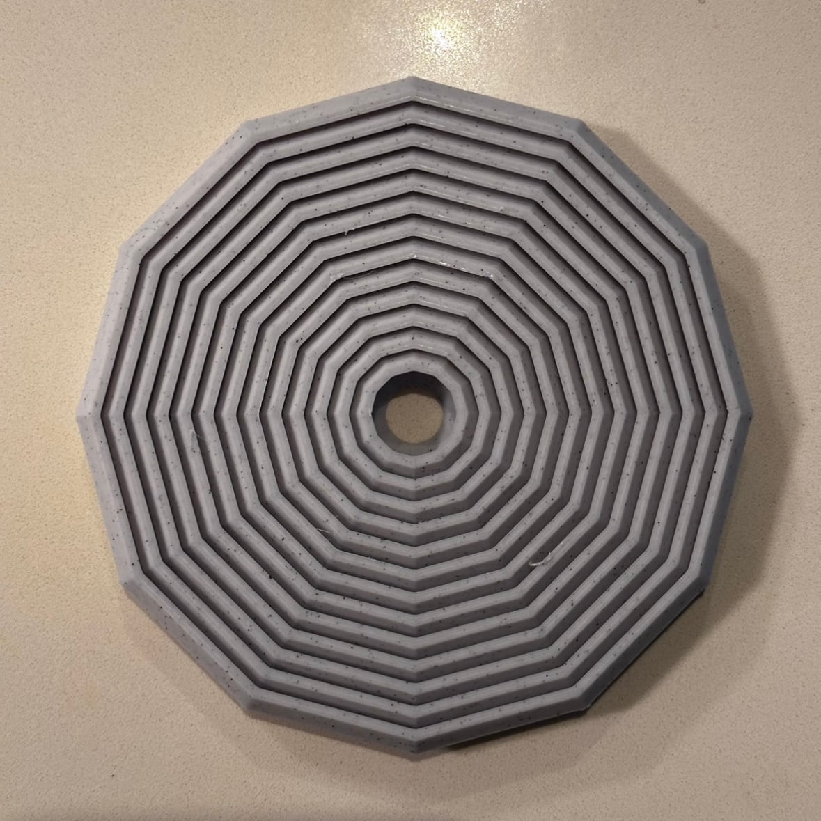Modern Geometric Coaster 3d model
