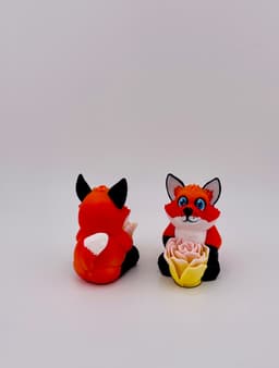 Mother's Day Roseables Foxes 3d model