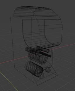 Japanese Style Toy Vending Machine - Gashapon 3d model
