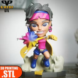 X-Men Jubilee Chibi STL for 3D Printing ChibiSTL 3DXM 3d model