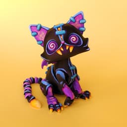 Spooky Cat 3d model