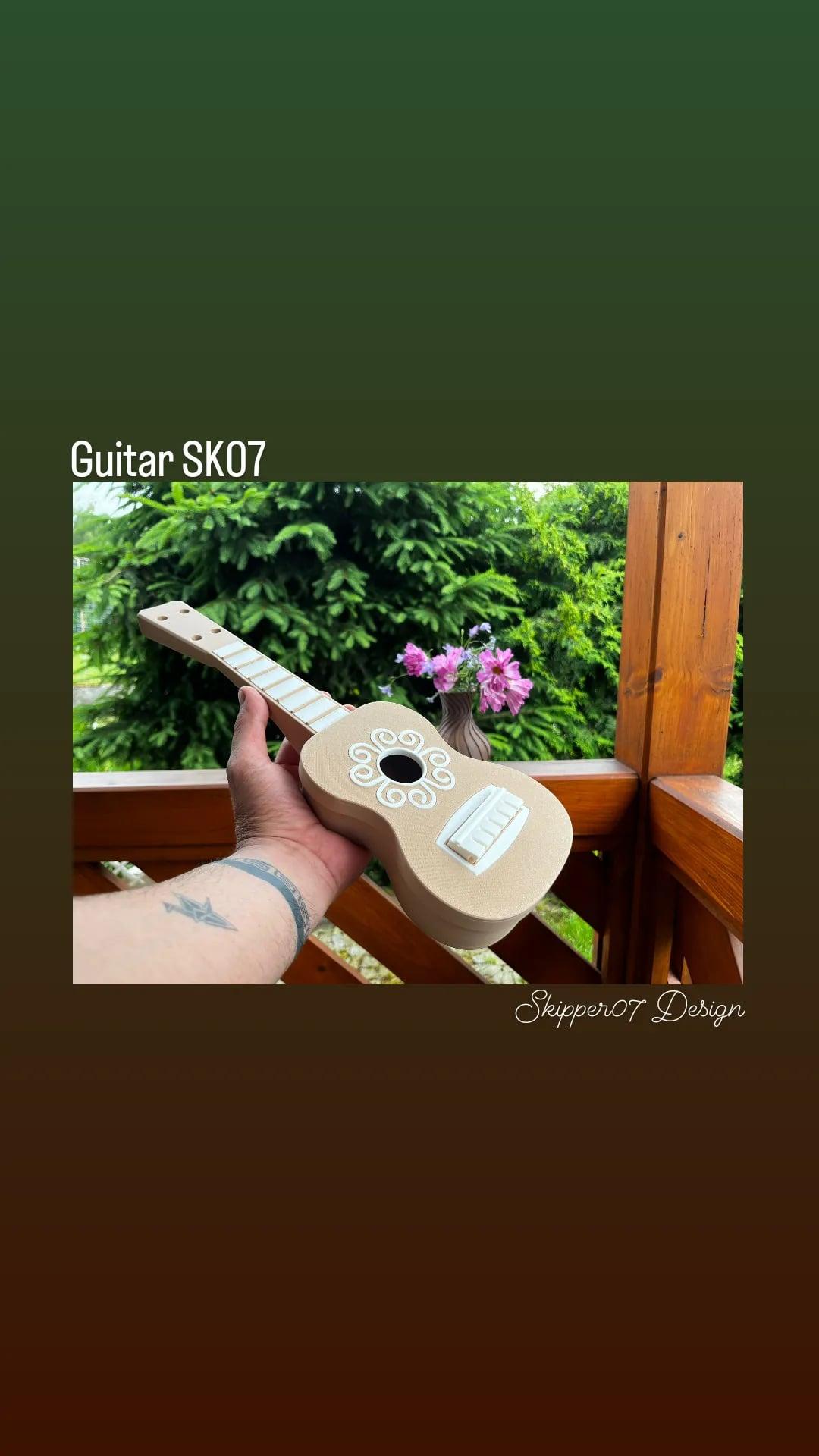 Guitar SK07  3d model