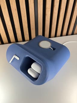 Modern Clock Organizer - with MagSafe for Wireless Charging 3d model