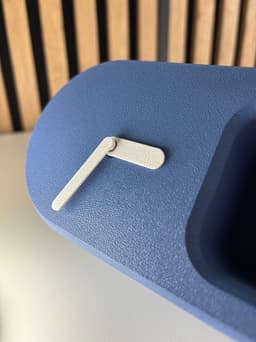 Modern Clock Organizer - with MagSafe for Wireless Charging 3d model
