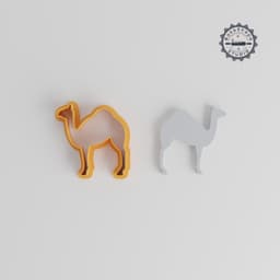 Camel Shape Cutter Set, 18 Sizes, 0.75"-5.00", Perfect for Cookies, Fondant & Clay, Desert Animal Theme PRODUCT_130 3d model