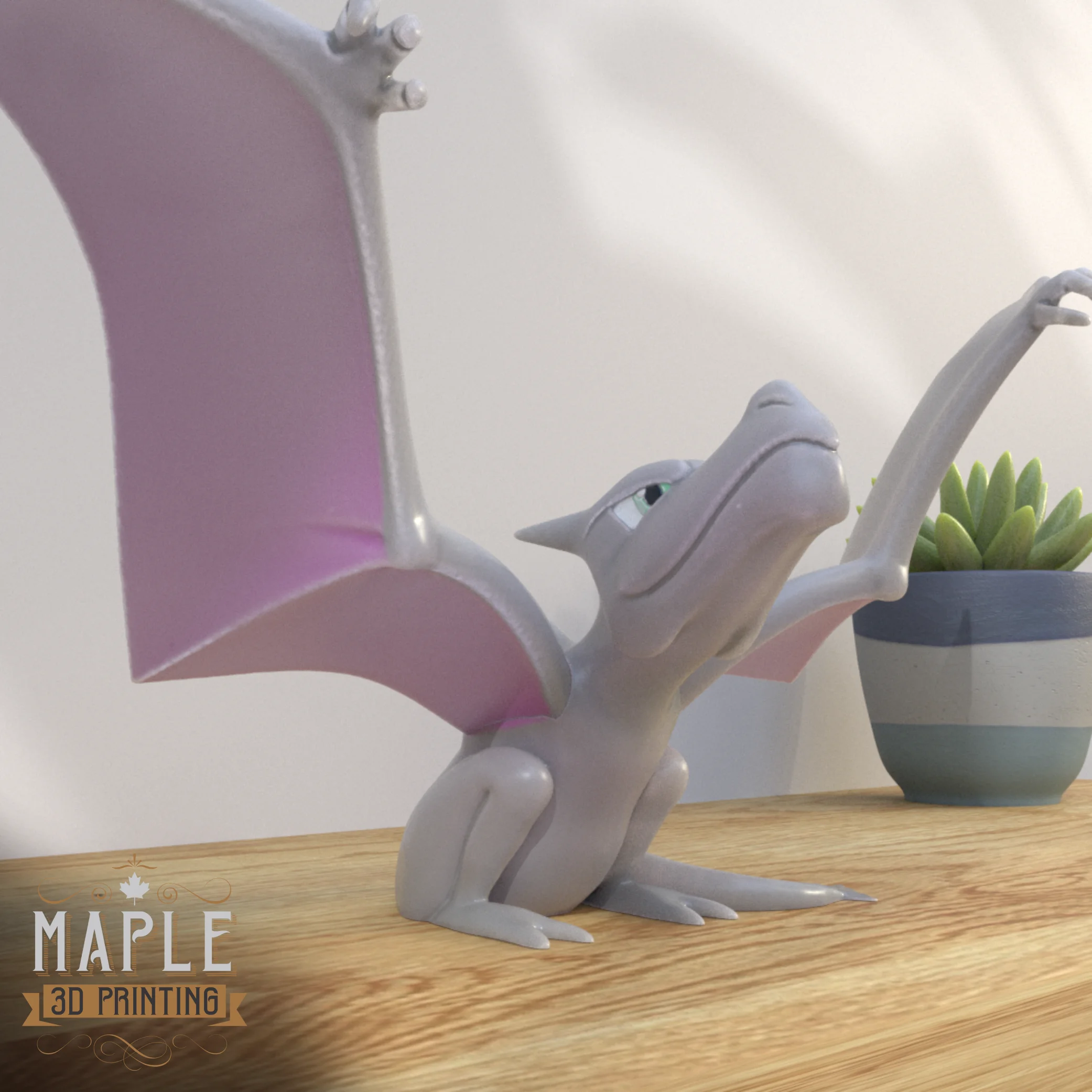 142. Aerodactyl - Basic- Ornamental 3d model