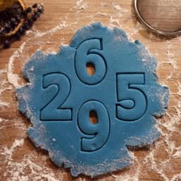 Numbers Cookie Cutter Set, Clay-Fondant Cutters, Birthday Cookie Cutter, “1-10 No: Cookie Cutter” 3d model