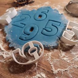 Numbers Cookie Cutter Set, Clay-Fondant Cutters, Birthday Cookie Cutter, “1-10 No: Cookie Cutter” 3d model