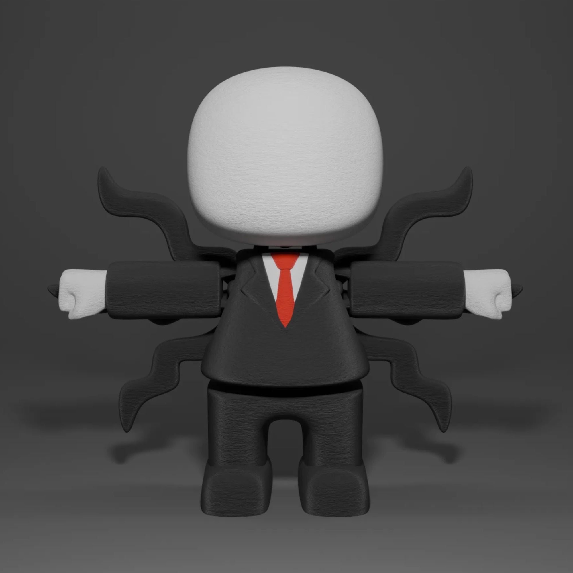 3D Printable Slenderman STL and 3MF Files 3d model
