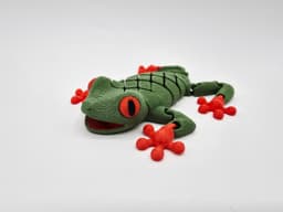 Hybrid Flexi Red Eye Frog June Exclusive 3d model