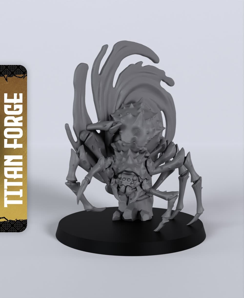 Phase Spider - With Free Dragon - 5e DnD Inspired for RPG and Wargamers 3d model