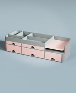 Long Desk Organizer - Right Minded 3d model